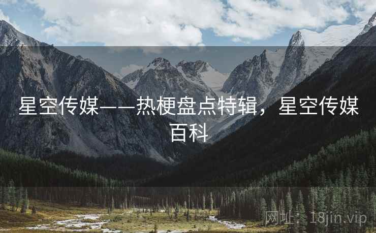 星空传媒——热梗盘点特辑,星空传媒百科 星空传媒——热梗盘点特辑,星空传媒百科