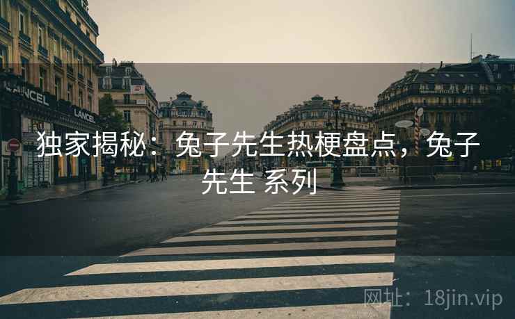 独家揭秘:兔子先生热梗盘点,兔子先生 系列 独家揭秘:兔子先生热梗盘点,兔子先生 系列