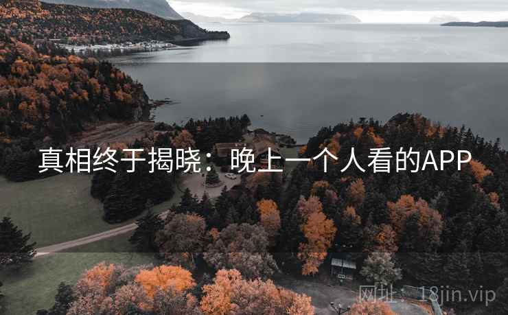 真相终于揭晓:晚上一个人看的APP 真相终于揭晓:晚上一个人看的APP
