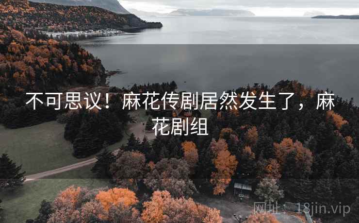 不可思议!麻花传剧居然发生了,麻花剧组 不可思议!麻花传剧居然发生了,麻花剧组